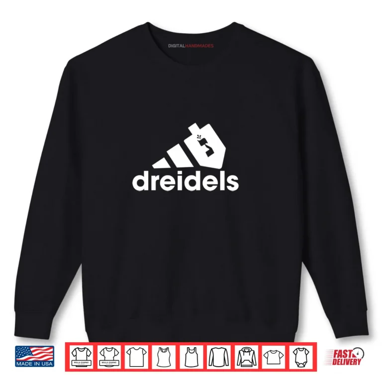 Sweatshirt Dreidels Game Hanukkah Gelt Dreidel Champ Menorah Latkes Shirt