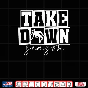Design Vintage Takedown Season Wrestling Gift Shirt