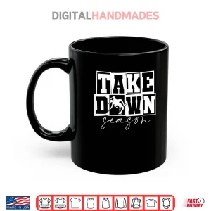 Mug Vintage Takedown Season Wrestling Gift Shirt