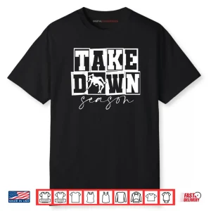 Vintage Takedown Season Wrestling Gift Shirt