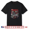 Santa’s Favorite Pacu Nurse Christmas Lights Leopard Shirt