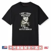 Cat Miniature Painter Battle Damage Funny Miniature Painting Shirt