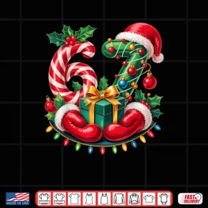 Design 6 7 Meme 67 Gen Alpha 6 7 Hands Family Christmas Shirt