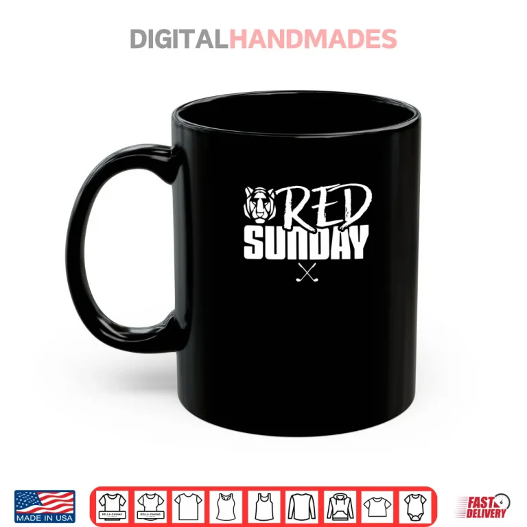 Mug Tiger Red Sunday Golf Shirt
