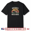 Mistakes Were Made Funny Golf Cart Retro Vintage Golfing Shirt