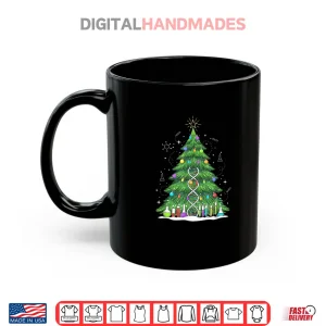 Mug Science & Technology DNA Christmas Tree, Lab Chemistry Tree Shirt