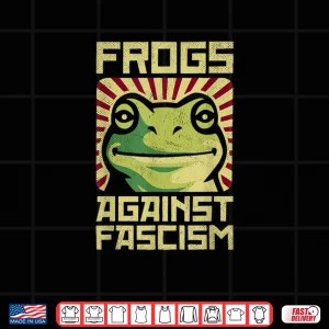 Design Frogs Against Fascism Protest Democracy Frogtifa Political Shirt