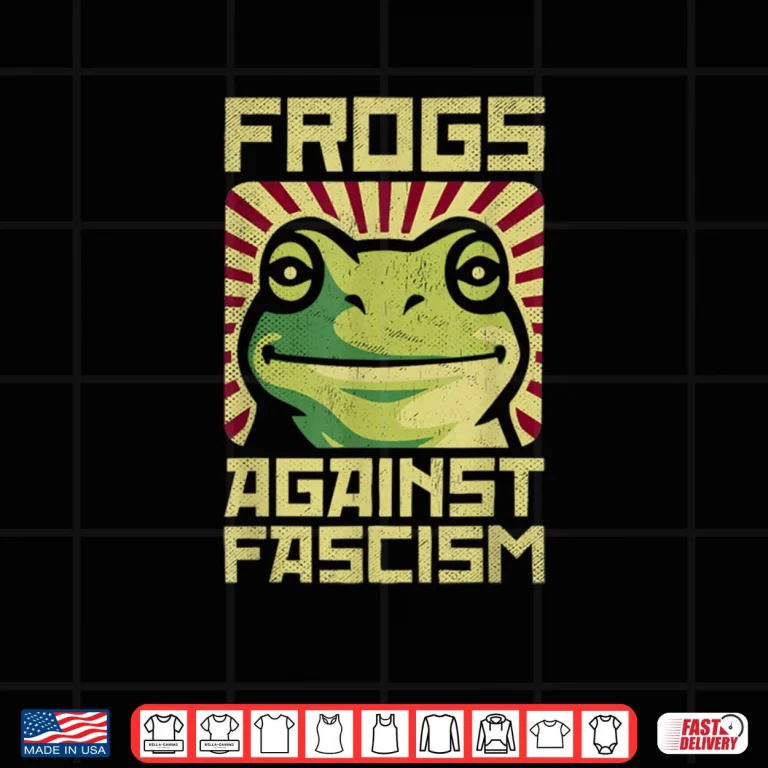 Design Frogs Against Fascism Protest Democracy Frogtifa Political Shirt
