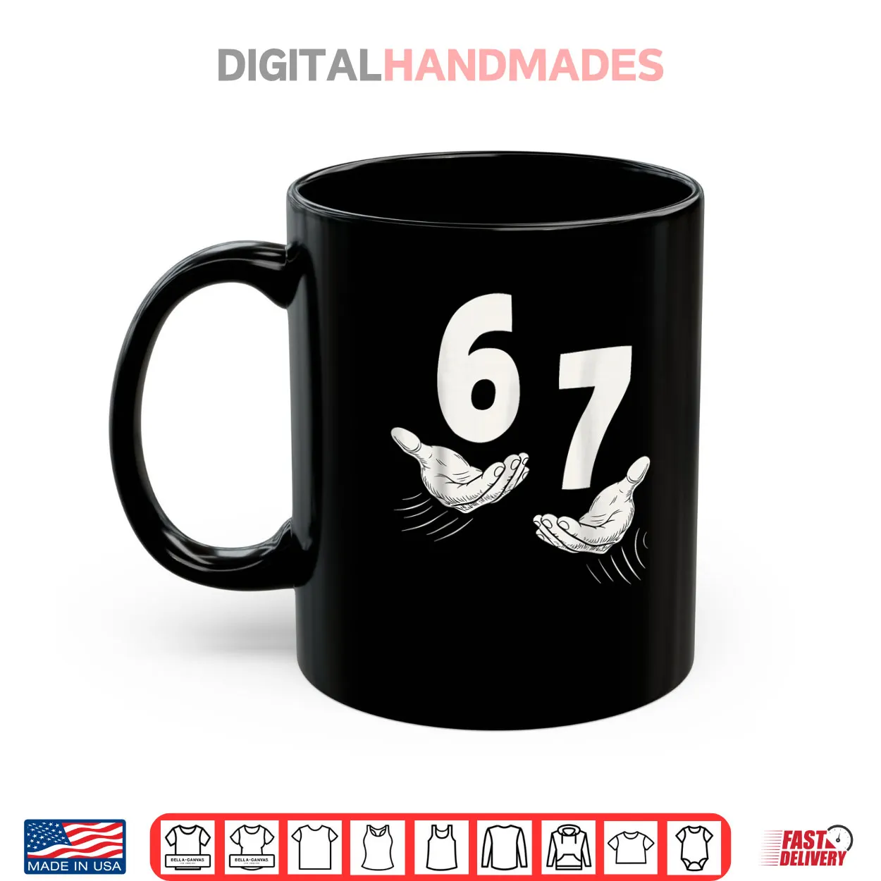 Six Seven 67 6 7 Kids 67 Teen Boys 6 7 Meme Hands Shirt Six Seven 67 6 7 Kids 67 Teen Boys 6 7 Meme Hands Shirt