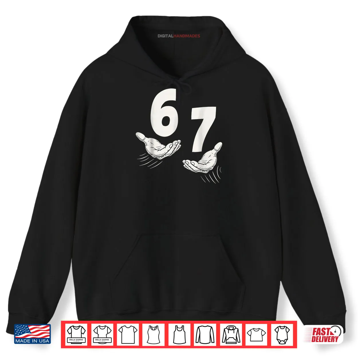 Six Seven 67 6 7 Kids 67 Teen Boys 6 7 Meme Hands Shirt Six Seven 67 6 7 Kids 67 Teen Boys 6 7 Meme Hands Shirt