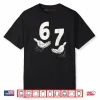 Six Seven 67 6 7 Kids 67 Teen Boys 6 7 Meme Hands Shirt