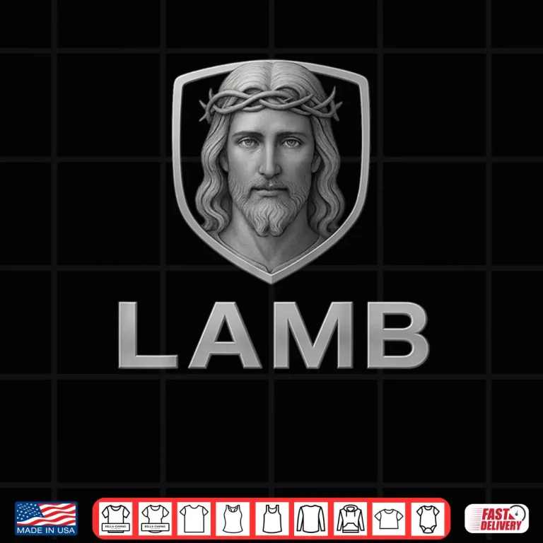 Design Jesus as The Lamb Iconic Christian Image Shirt