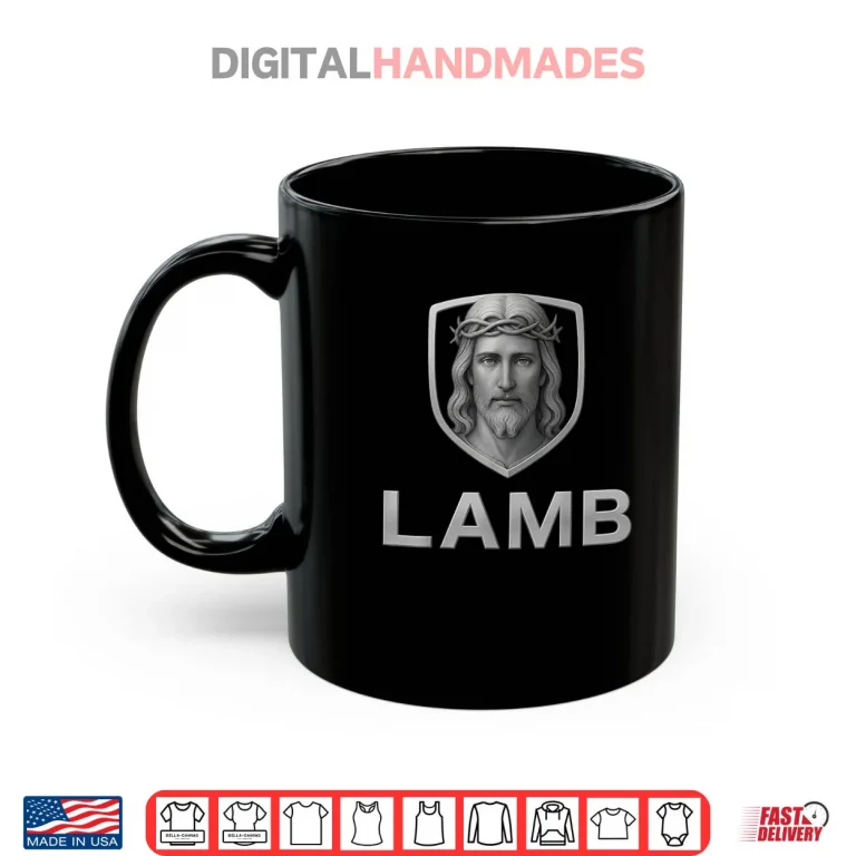 Mug Jesus as The Lamb Iconic Christian Image Shirt