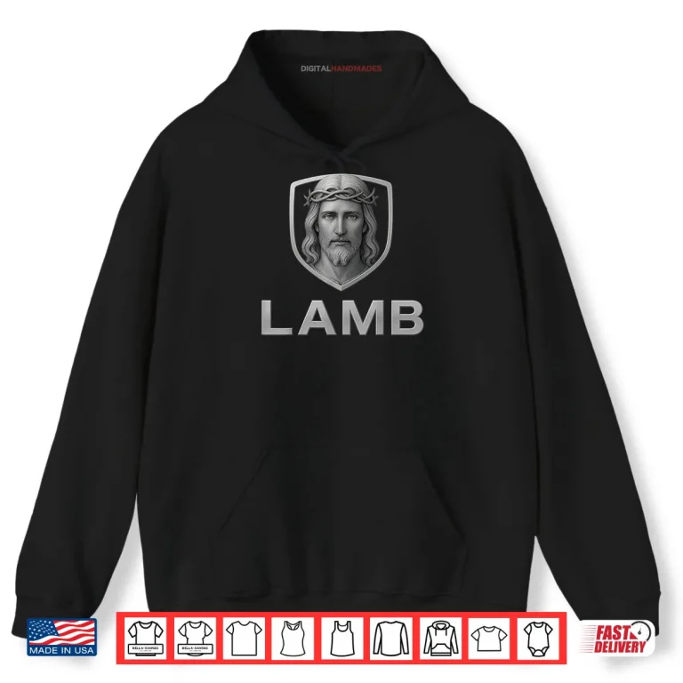 Hoodie Jesus as The Lamb Iconic Christian Image Shirt
