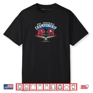 Georgia vs Alabama SEC Champsionship 2025 Football Black Shirt