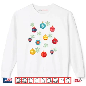 Sweatshirt Christmas Tree Ornament Shirt