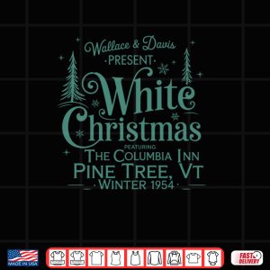 Wallace Davis White Christmas Xmas Christmas Holiday Shirt 4 Design Wallace Davis White Christmas Xmas Christmas Holiday Shirt 2