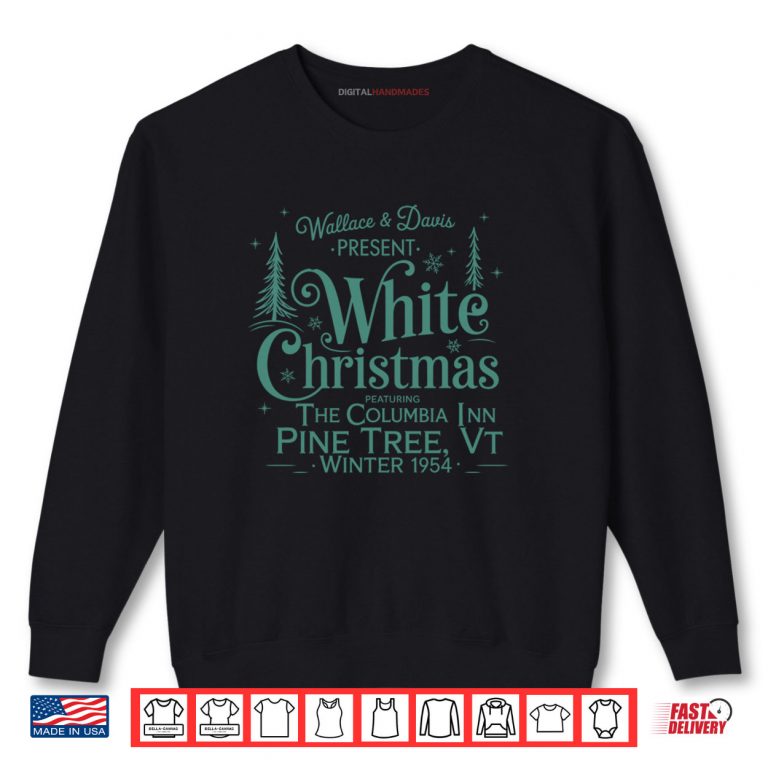 Sweatshirt Wallace Davis White Christmas Xmas Christmas Holiday Shirt 2