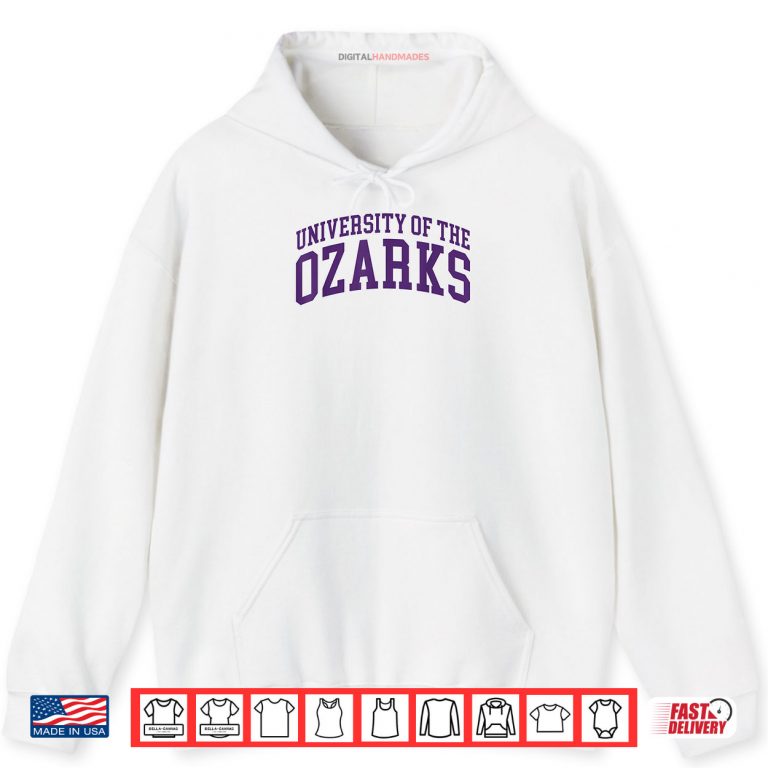 Hoodie University College Ozarks Athletics Vintage Arch Shirt 2