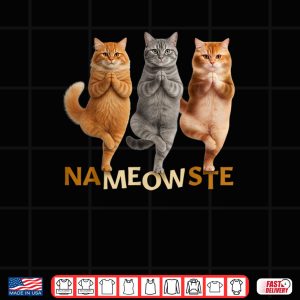 Design Nameowste Yoga Cat Shirt 2