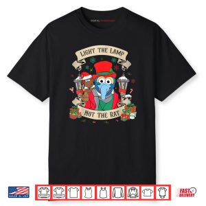 Light The Lamp Not The Rat Funny Christmas Matching Family Shirt