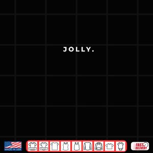 Jolly Christmas Subtle Minimal Holiday Party Shirt 4 Design Jolly Christmas Subtle Minimal Holiday Party Shirt 2