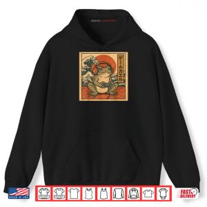 Hoodie Gaming Frog Art Ukiyo e Japanese Gamer Anime Shirt 2