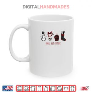 Dark But Festive Goth Black Cat Spooky Christmas Shirt 3 Mug Dark But Festive Goth Black Cat Spooky Christmas Shirt 2