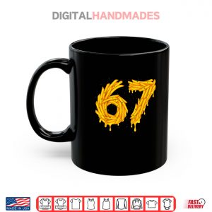 Mug 67 Meme Matching French Fries 67 Pajamas Kids Six Seven Boys Shirt 2