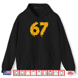 Hoodie 67 Meme Matching French Fries 67 Pajamas Kids Six Seven Boys Shirt 2