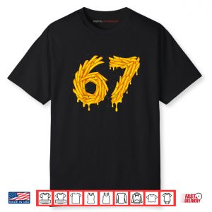 67 Meme Matching French Fries 67 Pajamas Kids Six Seven Boys Shirt