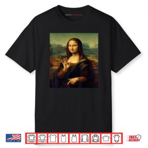 6 7 Six Seven Meme 67 Mona Lisa Funny Classic Art 67 Shirt
