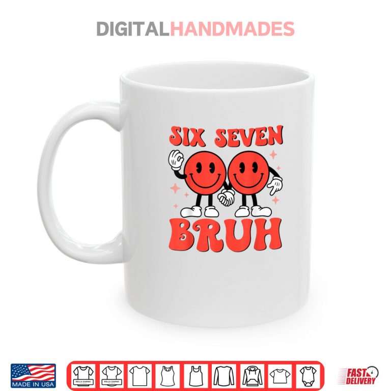 Mug Valentines Day Funny 67 Meme Six Seven 6 7 Valentine Hearts Shirt