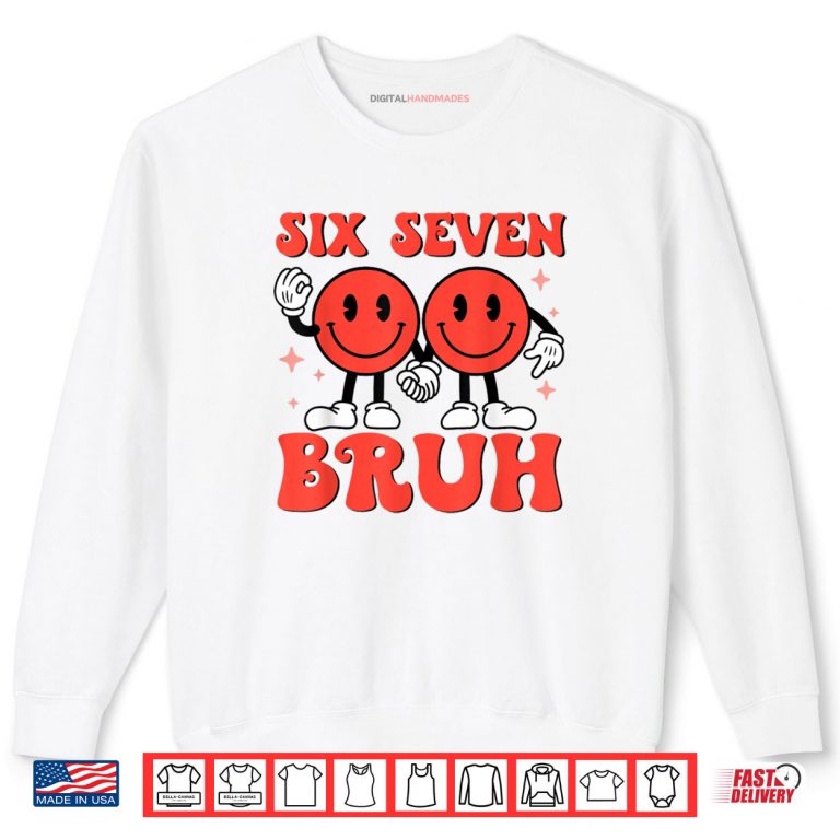Sweatshirt Valentines Day Funny 67 Meme Six Seven 6 7 Valentine Hearts Shirt