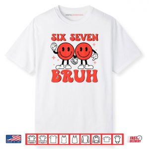 Valentine’s Day Funny 67 Meme Six Seven 6 7 Valentine Hearts Shirt