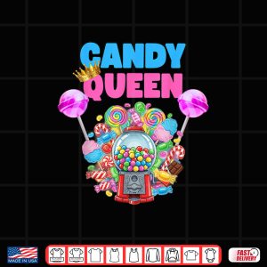 Design Candy Queen Lollipop Candy Lover Humor Shirt