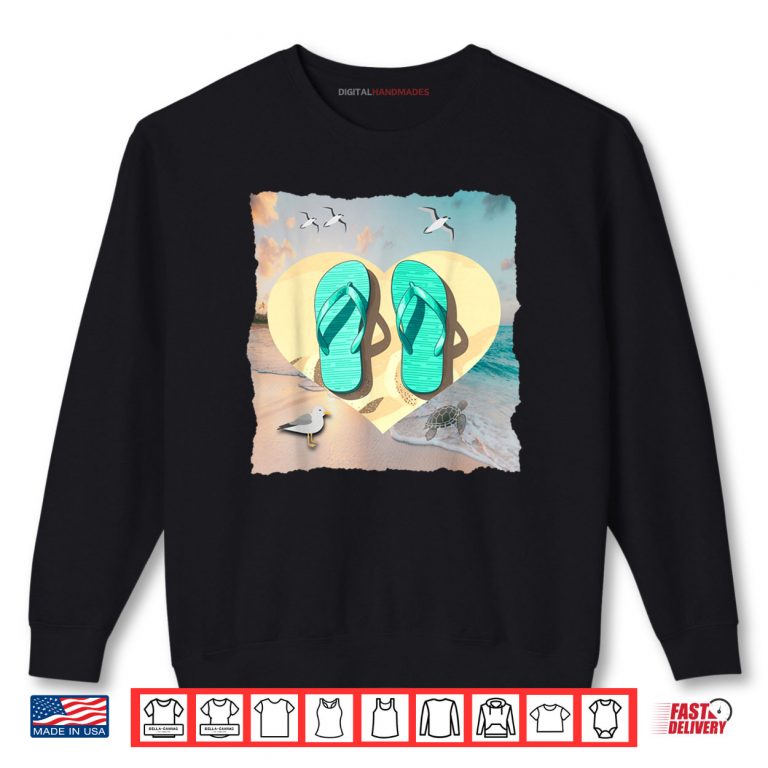 Beach Coastal Vibes Shirt 1 Sweatshirt Beach Coastal Vibes Shirt
