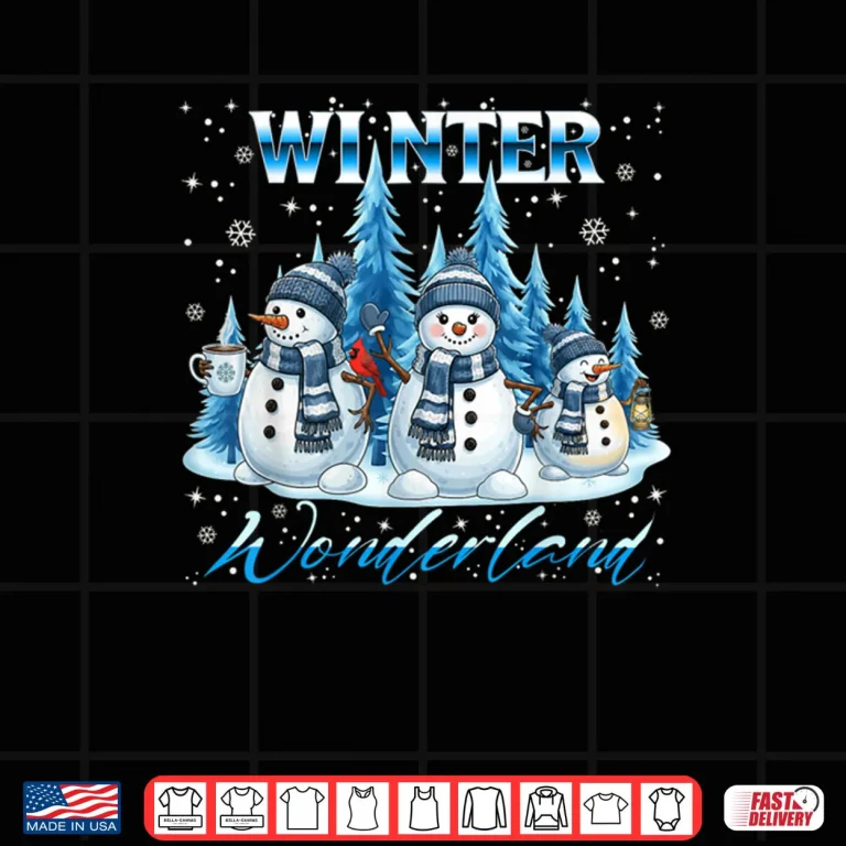 Winter Wonderland Snowman Family Snowflake Cozy Winter Scene Shirt 4 Design Winter Wonderland Snowman Family Snowflake Cozy Winter Scene Shirt