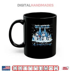 Winter Wonderland Snowman Family Snowflake Cozy Winter Scene Shirt 3 Mug Winter Wonderland Snowman Family Snowflake Cozy Winter Scene Shirt