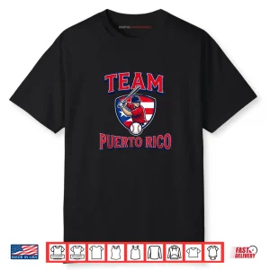 Team Puerto Rico Baseball Flag Patriotic Shirt