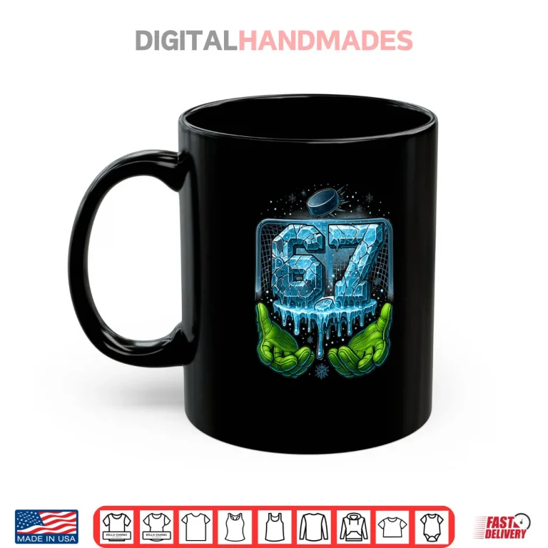 Hockey 67 Six Seven Gen Alpha Meme Drip Shirt 3 Mug Hockey 67 Six Seven Gen Alpha Meme Drip Shirt