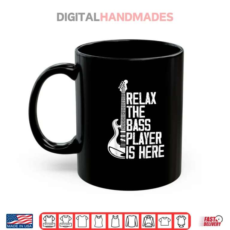 Mug Bass Guitar Player Musician Pun for Guitarist Music Bassist Shirt