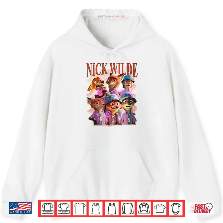 Hoodie Disney Zootopia Nick Wilde Shirt