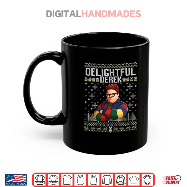 Mug Delightful Derek Christmas Shirt