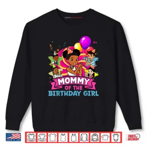 Sweatshirt Mommy of Birthday Girl Gracie Pink Doll Family Decorations Shirt