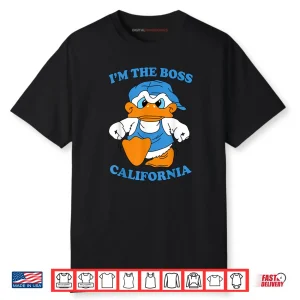 I’m The Boss California Duck 90s Cartoon Tourist Souvenir Shirt
