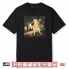 Christmas Smoking Cat Funny Candy Cane Cat Santa Meme Animal Shirt